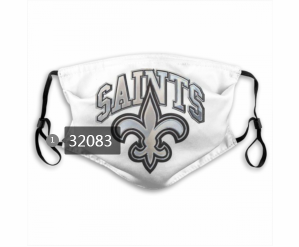 NFL 2020 New Orleans Saints #87 Dust mask with filter